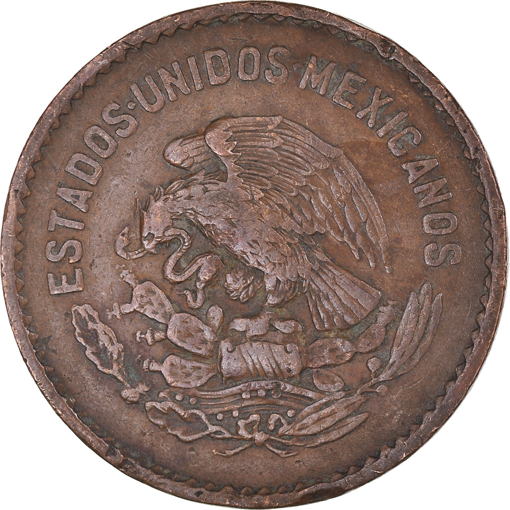 Münze, Mexiko, 5 Centavos, 1954, Mexico City, SS, Bronze, KM:424
