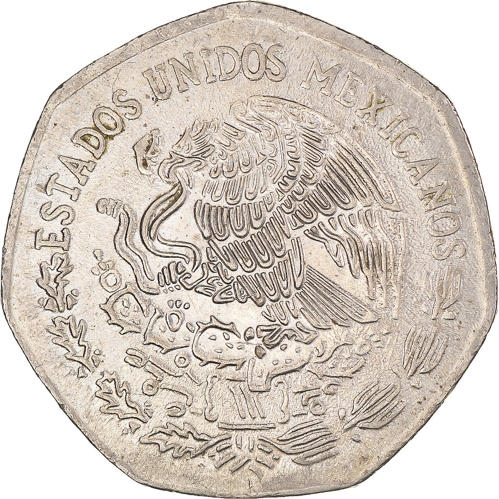 Moneta, Mexico, 10 Pesos, 1982, Mexico City, EF(40-45), Miedź-Nikiel, KM:477.2