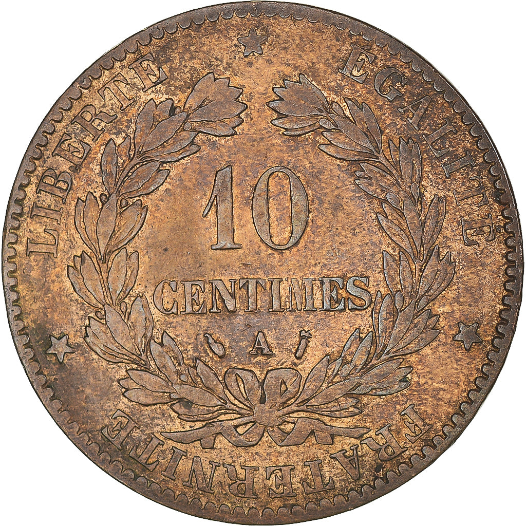 Münze, Frankreich, Cérès, 10 Centimes, 1888, Paris, S, Bronze, KM:815.1