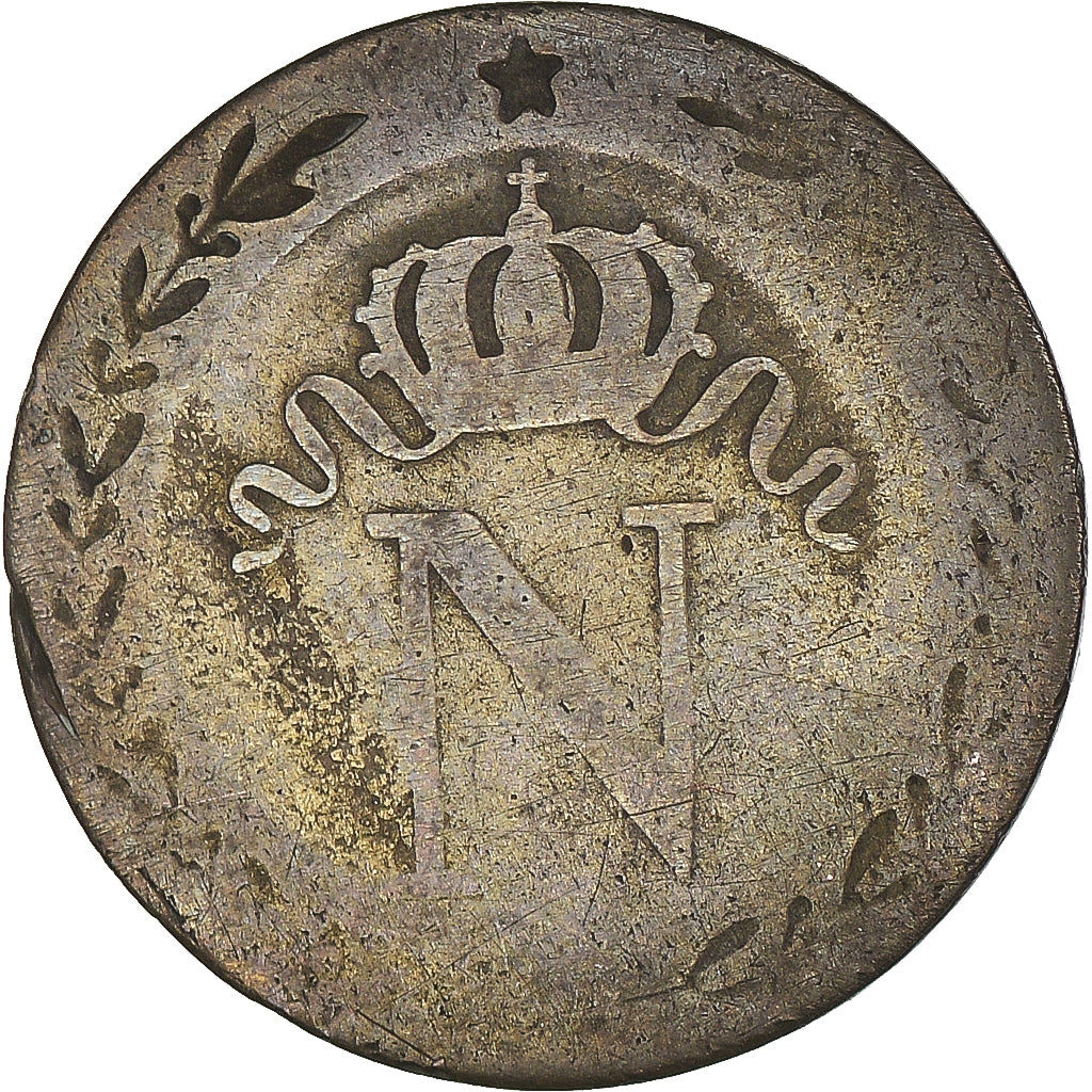Münze, Frankreich, Napoléon I, 10 Centimes, 1809, Paris, SGE+, Billon