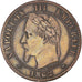 Moeda, França, Napoleon III, 2 Centimes, 1862, Bordeaux, EF(40-45), Bronze