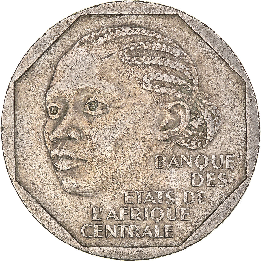 Coin, Gabon, 500 Francs, 1985, Paris, EF(40-45), Copper-nickel, KM:14