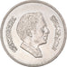 Münze, Jordan, Hussein, 100 Fils, Dirham, 1981/AH1401, VZ, Kupfer-Nickel, KM:40