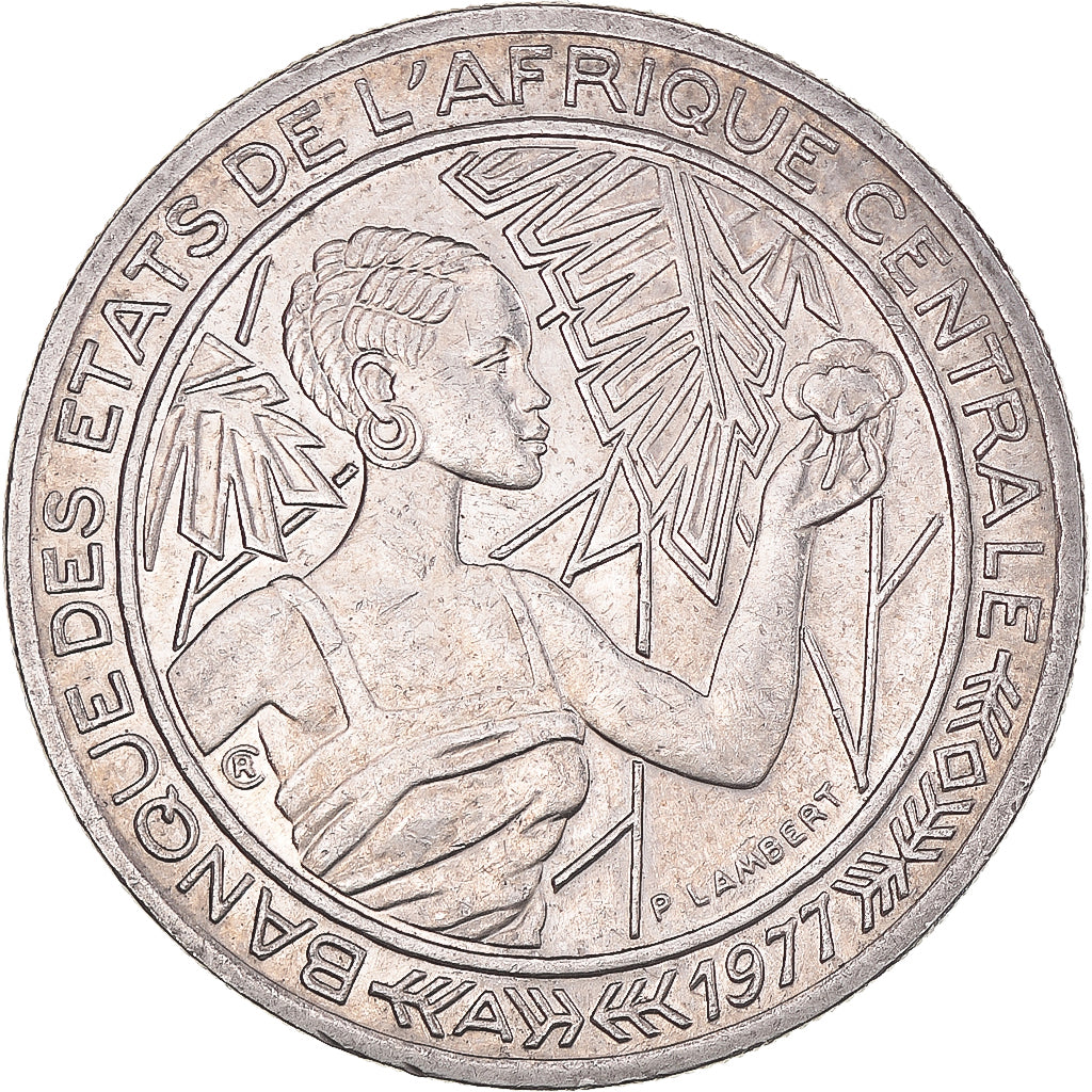 Münze, Zentralafrikanische Staaten, 500 Francs, 1977, Paris, VZ, Nickel, KM:12