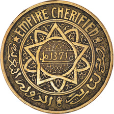 Coin, Morocco, Mohammed V, 50 Francs, AH 1371/1952, Paris, EF(40-45)