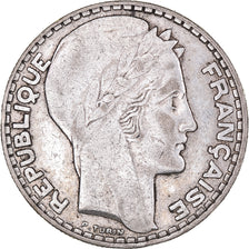 Coin, France, Turin, 20 Francs, 1933, Paris, Rameaux longs, EF(40-45), Silver