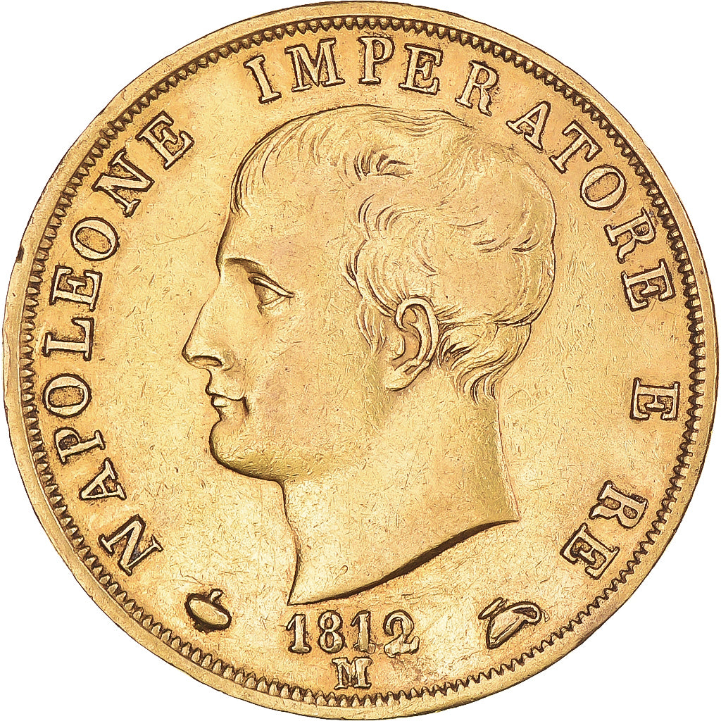 Coin, ITALIAN STATES, KINGDOM OF NAPOLEON, Napoleon I, 40 Lire, 1812, Milan