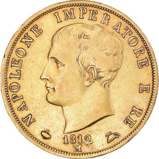 Coin, ITALIAN STATES, KINGDOM OF NAPOLEON, Napoleon I, 40 Lire, 1812, Milan