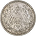 Coin, GERMANY - EMPIRE, 1/2 Mark, 1906, Berlin, EF(40-45), Silver, KM:17