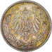 Coin, GERMANY - EMPIRE, 1/2 Mark, 1906, Stuttgart, AU(50-53), Silver, KM:17
