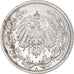 Coin, GERMANY - EMPIRE, 1/2 Mark, 1915, Berlin, AU(55-58), Silver, KM:17
