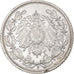 Coin, GERMANY - EMPIRE, 1/2 Mark, 1915, Stuttgart, AU(55-58), Silver, KM:17