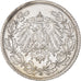 Coin, GERMANY - EMPIRE, 1/2 Mark, 1911, Karlsruhe, AU(55-58), Silver, KM:17