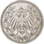 Coin, GERMANY - EMPIRE, 1/2 Mark, 1909, Karlsruhe, AU(50-53), Silver, KM:17
