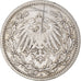 Coin, GERMANY - EMPIRE, 1/2 Mark, 1905, Berlin, VF(30-35), Silver, KM:17
