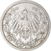 Coin, GERMANY - EMPIRE, 1/2 Mark, 1906, Berlin, EF(40-45), Silver, KM:17