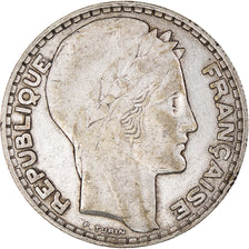 Monnaie, France, Turin, 20 Francs, 1933, Paris, Rameaux longs, TTB, Argent