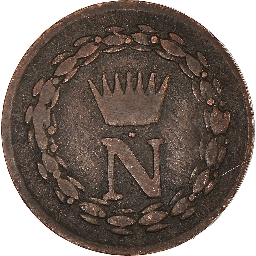 Monnaie, États italiens, Napoleon I, 10 Centesimi, 1811, Milan, TTB, Billon
