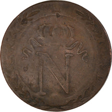 Moneta, Francia, Napoléon I, 10 Centimes, 1808, Strasbourg, MB+, Biglione