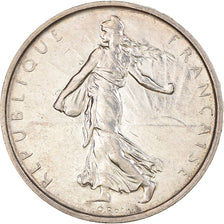 Münze, Frankreich, Semeuse, 5 Francs, 1969, VZ, Silber, KM:926, Gadoury:770