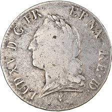 Coin, France, Louis XV, Ecu de Béarn à la vielle tête, 1774, Pau, Rare