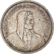 Coin, Switzerland, 5 Francs, 1937, Bern, EF(40-45), Silver, KM:40