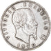 Moeda, Itália, Vittorio Emanuele II, 5 Lire, 1870, Milan, EF(40-45), Prata