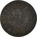 Moneda, Francia, Henri III, Double Tournois, Paris, MBC, Cobre, CGKL:86
