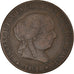 Coin, Spain, Isabel II, 5 Centimos, 1868, Madrid, VF(30-35), Copper, KM:635.1