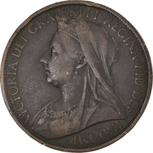 Coin, Great Britain, Victoria, Penny, 1900, VF(30-35), Bronze, KM:790