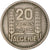 Moeda, Argélia, 20 Francs, 1949, Paris, EF(40-45), Cobre-níquel, KM:91