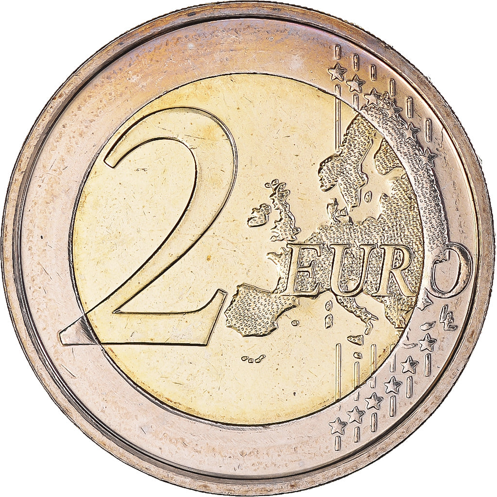 Belgium, 2 Euro, 2014, MS(60-62), Bi-Metallic, KM:338