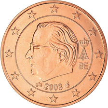 Belgium, 5 Euro Cent, 2008, MS(60-62), Copper Plated Steel, KM:276