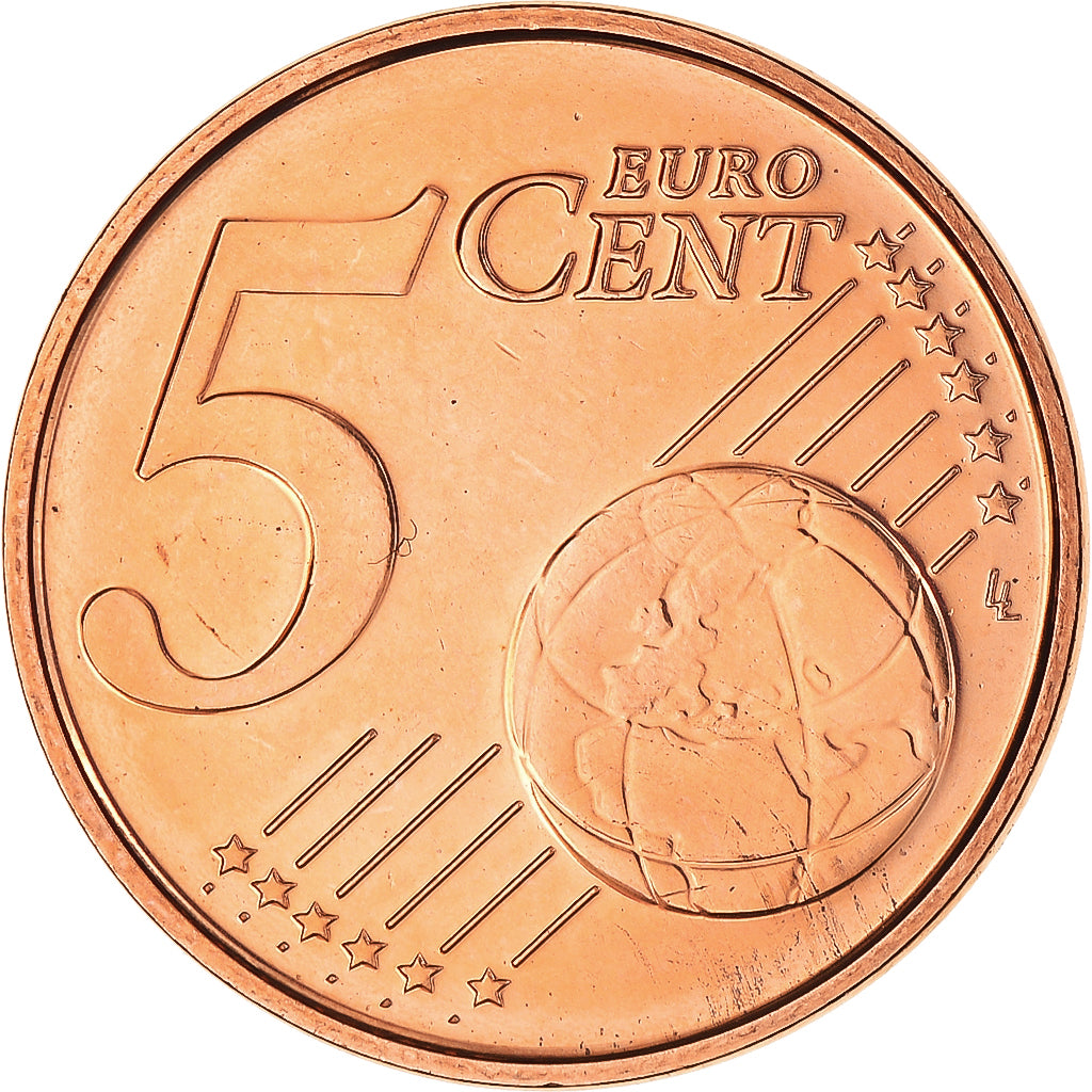 Belgium, 5 Euro Cent, 2008, MS(60-62), Copper Plated Steel, KM:276