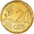 Bélgica, 20 Euro Cent, 2008, MS(60-62), Latão, KM:278