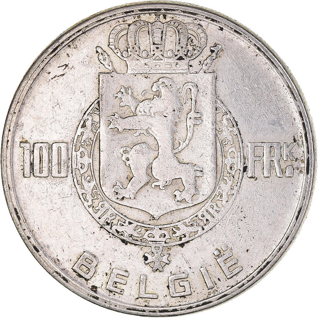 Münze, Belgien, Régence Prince Charles, 100 Francs, 100 Frank, 1951, SS
