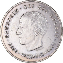Coin, Belgium, 250 Francs, 250 Frank, 1976, AU(50-53), Silver, KM:157.1