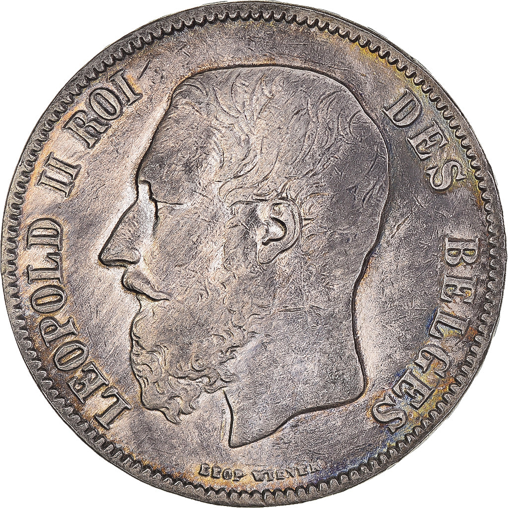 Monnaie, Belgique, Leopold II, 5 Francs, 5 Frank, 1872, TTB, Argent, KM:24