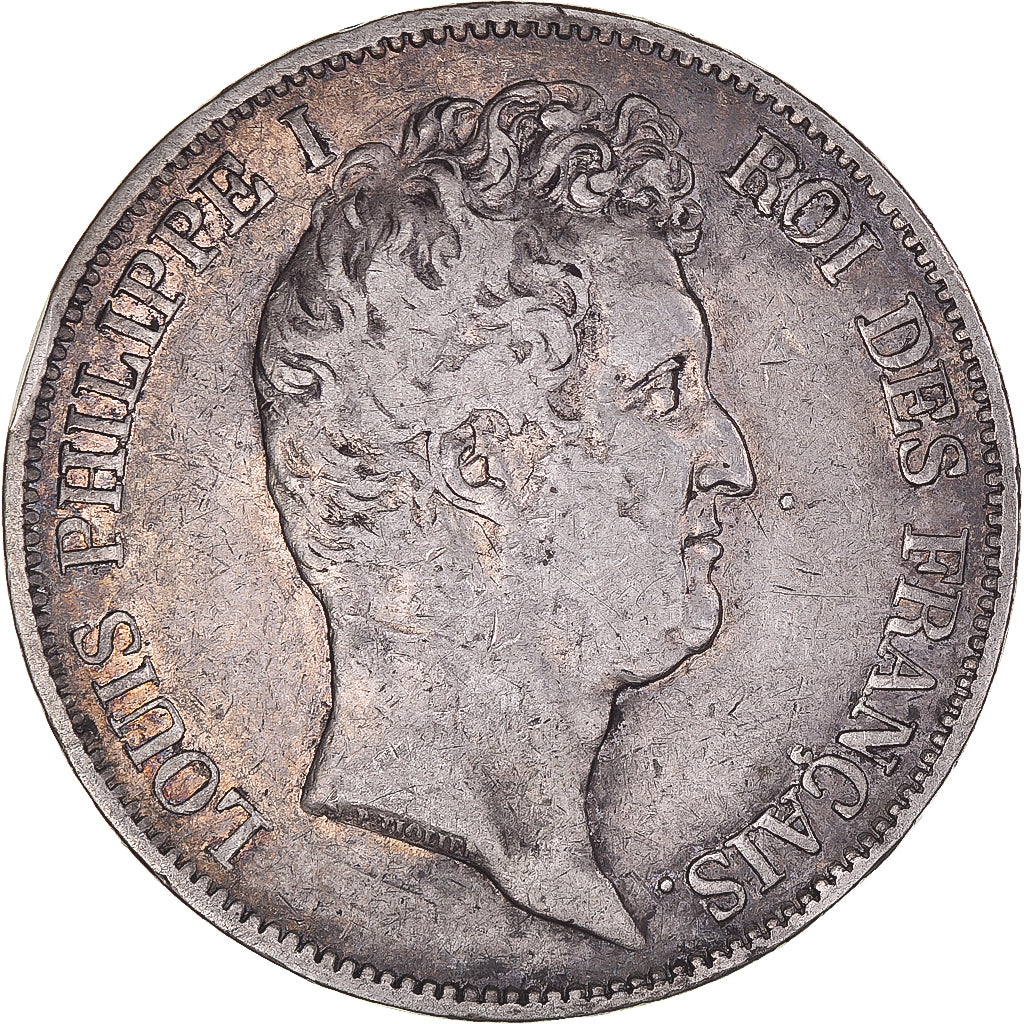 Coin, France, Louis-Philippe, 5 Francs, 1830, Paris, VF(30-35), Silver