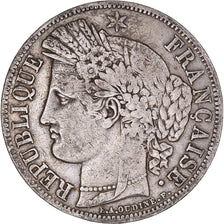 Coin, France, Cérès, 5 Francs, 1849, Paris, VF(30-35), Silver, KM:761.1