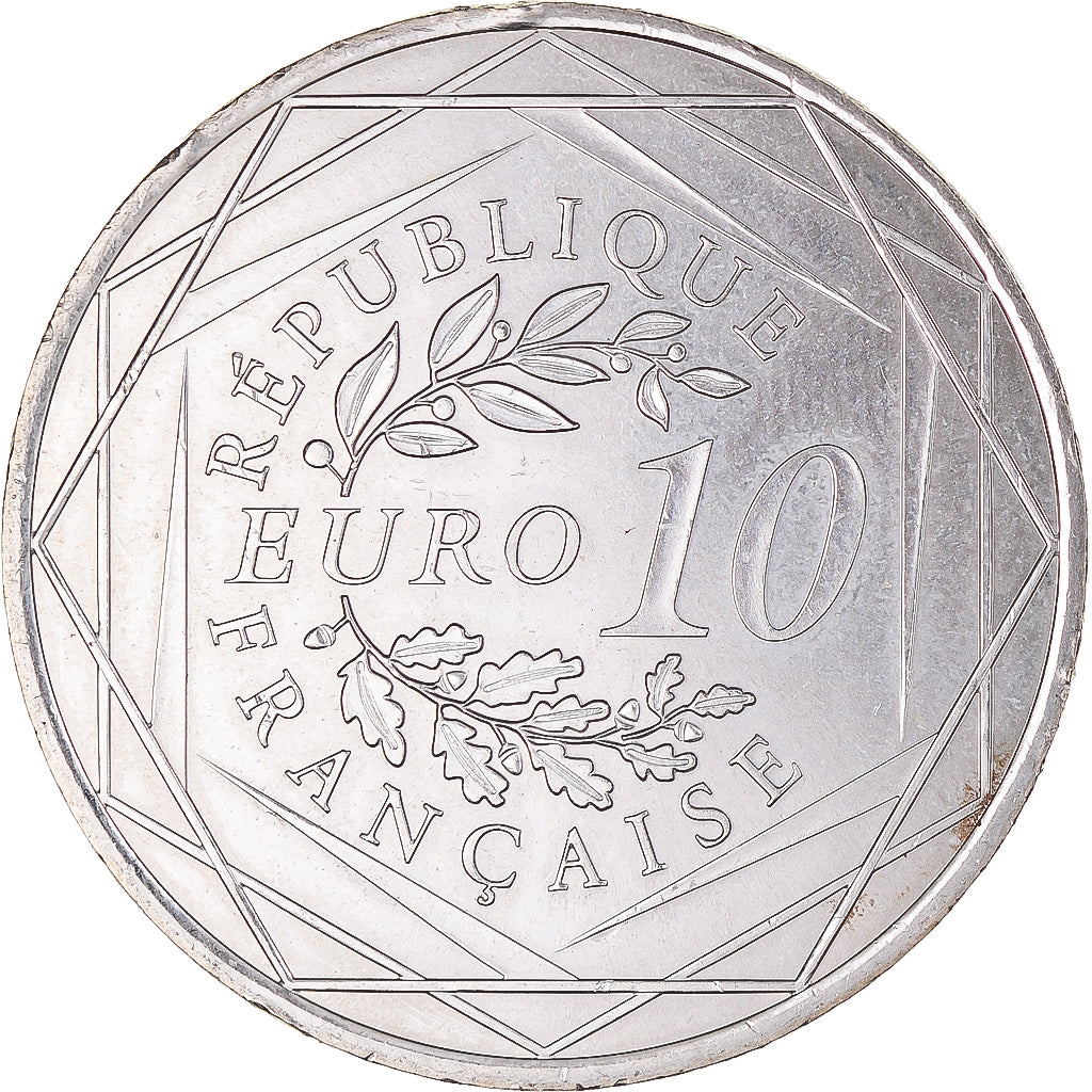 Francia, 10 Euro, 2013, Paris, Hercule, FDC, Plata, Gadoury:EU590, KM:2073
