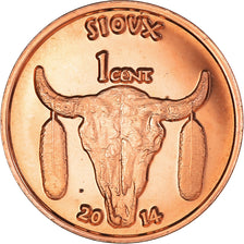 Münze, Vereinigte Staaten, Sioux, Cent, 2014, Proof, STGL, Kupfer