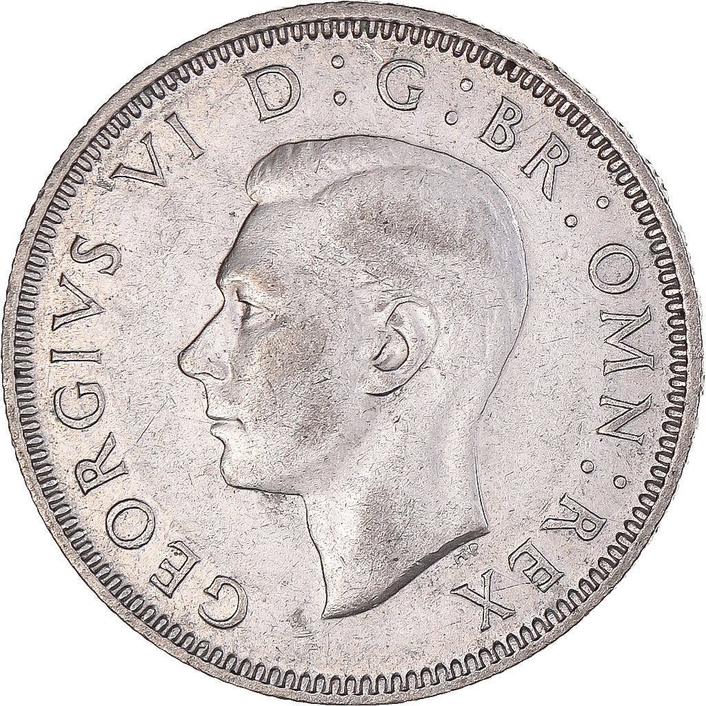 Moneta, Wielka Brytania, George VI, Shilling, 1944, AU(55-58), Srebro, KM:854