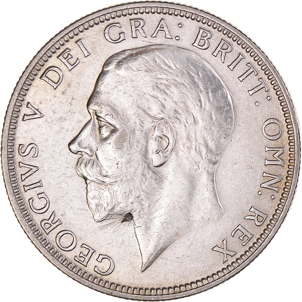 Coin, Great Britain, George V, Florin, Two Shillings, 1931, AU(55-58), Silver
