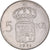 Moneda, Suecia, Gustaf VI, 5 Kronor, 1971, EBC, Plata, KM:829