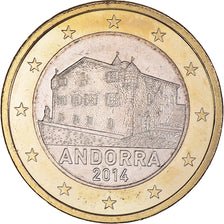 Andorra, 1 Euro, 2014, MS(60-62), Bi-Metallic, KM:526