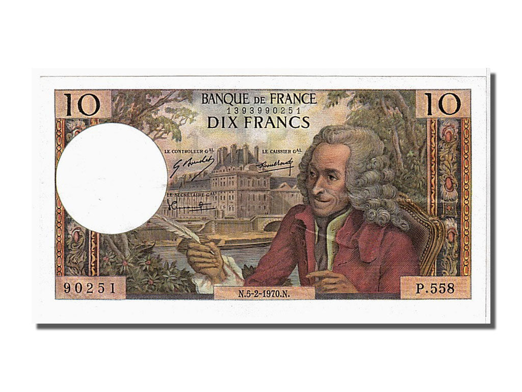10 Francs type Voltaire