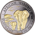 Moneta, Somalia, Elephant, 100 Shillings, 2015, Proof, MS(65-70), Srebro