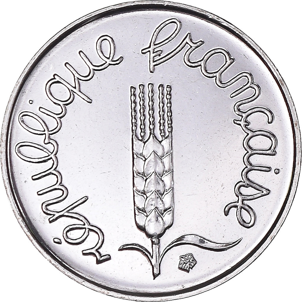 Moeda, França, Épi, Centime, 2001, Paris, BU, MS(65-70), Aço Inoxidável