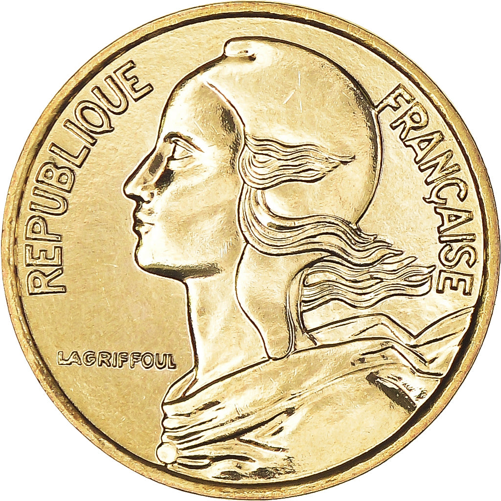 Coin, France, Marianne, 5 Centimes, 2001, Paris, BU, MS(65-70), Aluminum-Bronze